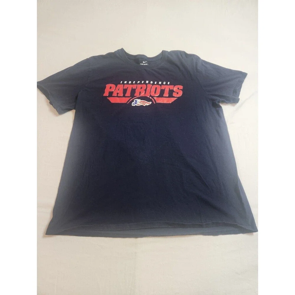 Nike Independence Patriots T-Shirt Men's XL Navy Athletic Graphic Tee